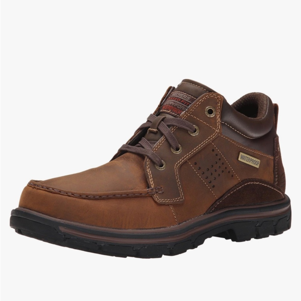 Shoes - sketchers Brown Size 14 Skechers Men's Segment Chukka Boot 100% Leather